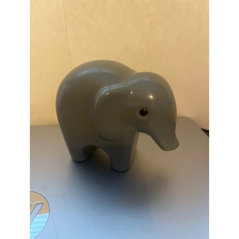 Vintage Little Tikes Noahs Ark Elephant Replacement Figure Gray Plastic Toy